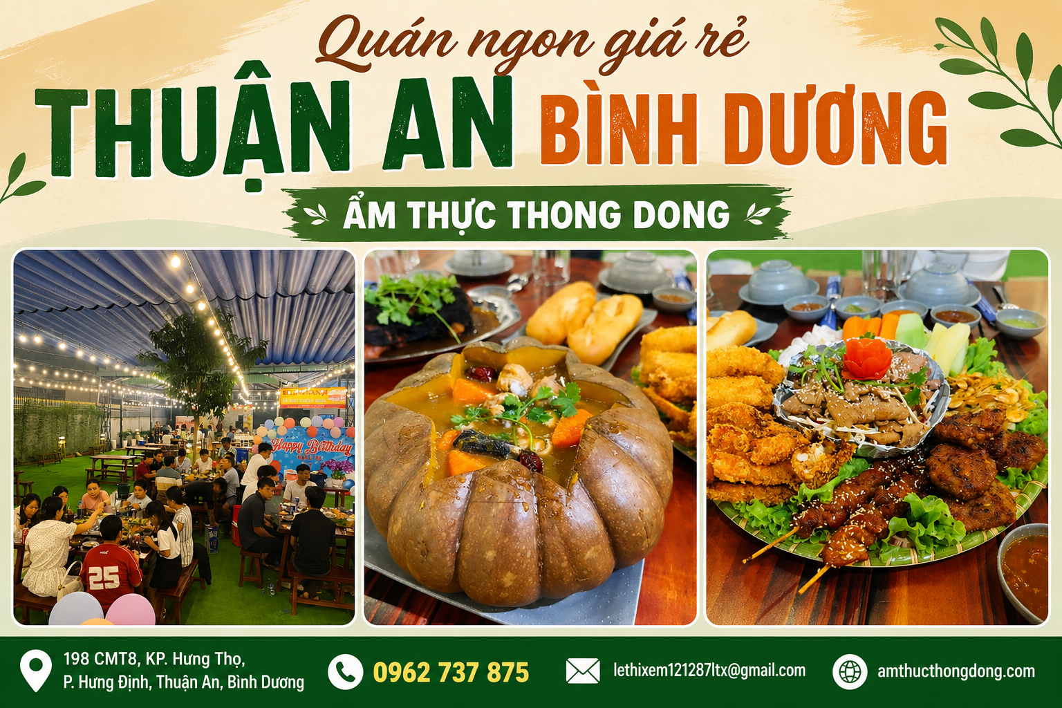 quán ngon giá rẻ thuận an bình dương