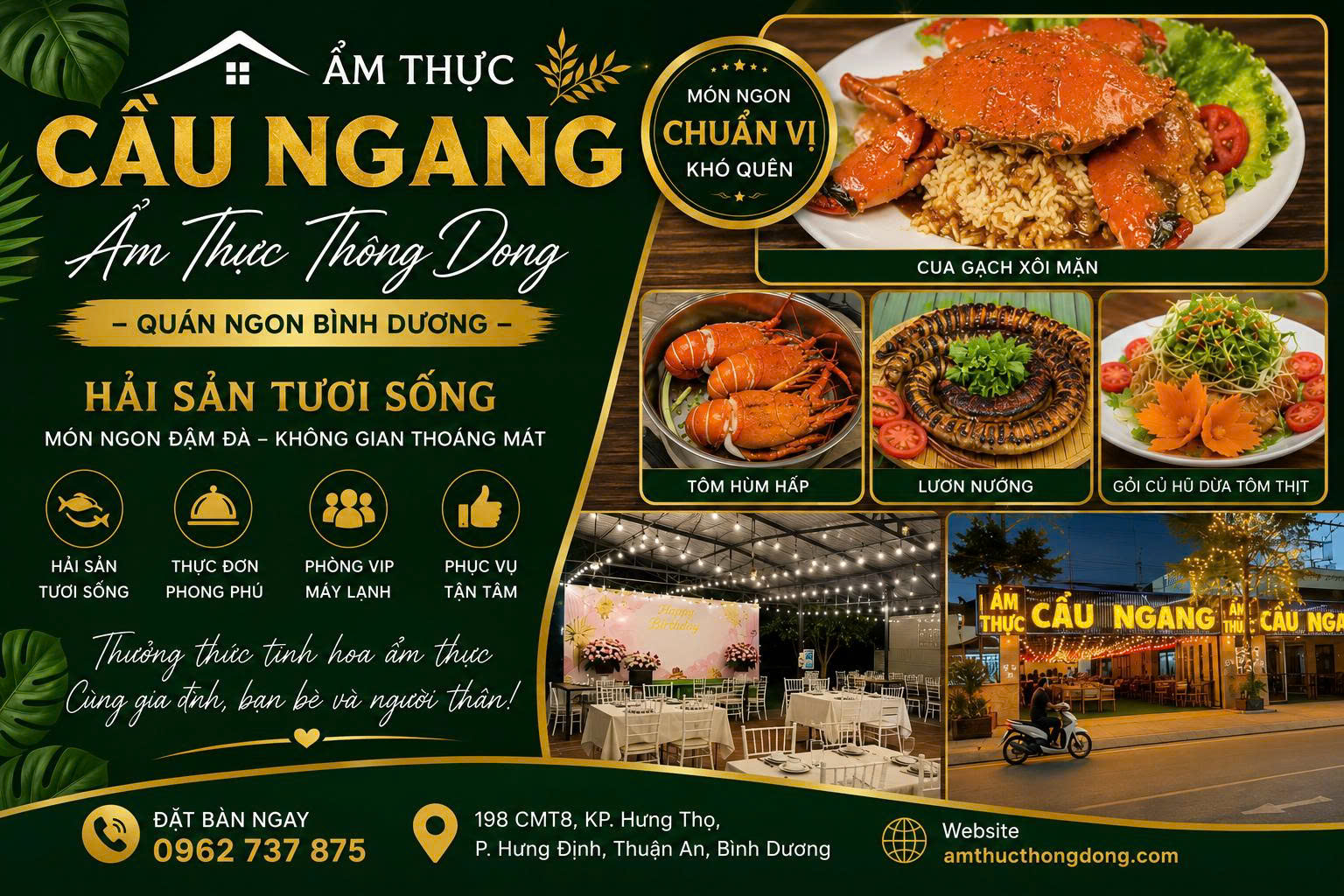 quán ngon bình dương - quán ngon thuận an